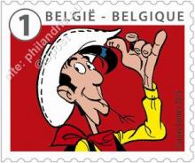 België -  Bpost, Lucky Luke, vriend en vijand