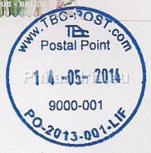 België - TBC-Post, postpunten, brievenbussen en sorteercentrum